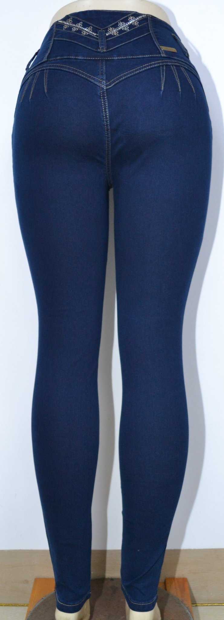 USC - F018 Sexy Anna Levante Cola Jeans - Untamed Sapphire Clothing Wholesale