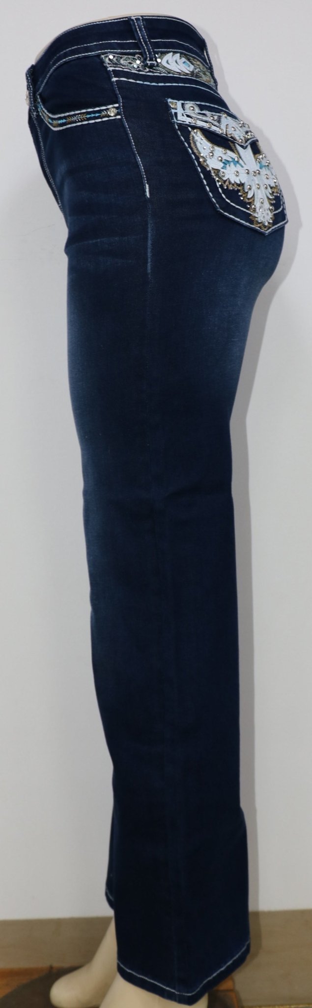 USC - F028 Sexy Loretta Levanta Cola Jeans - Untamed Sapphire Clothing Wholesale