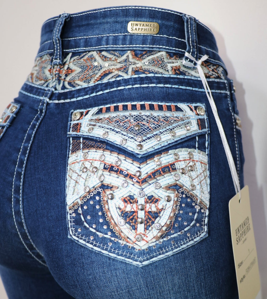 USC F029 Sexy Red Courage Levanta Cola Jeans - Untamed Sapphire Clothing Wholesale