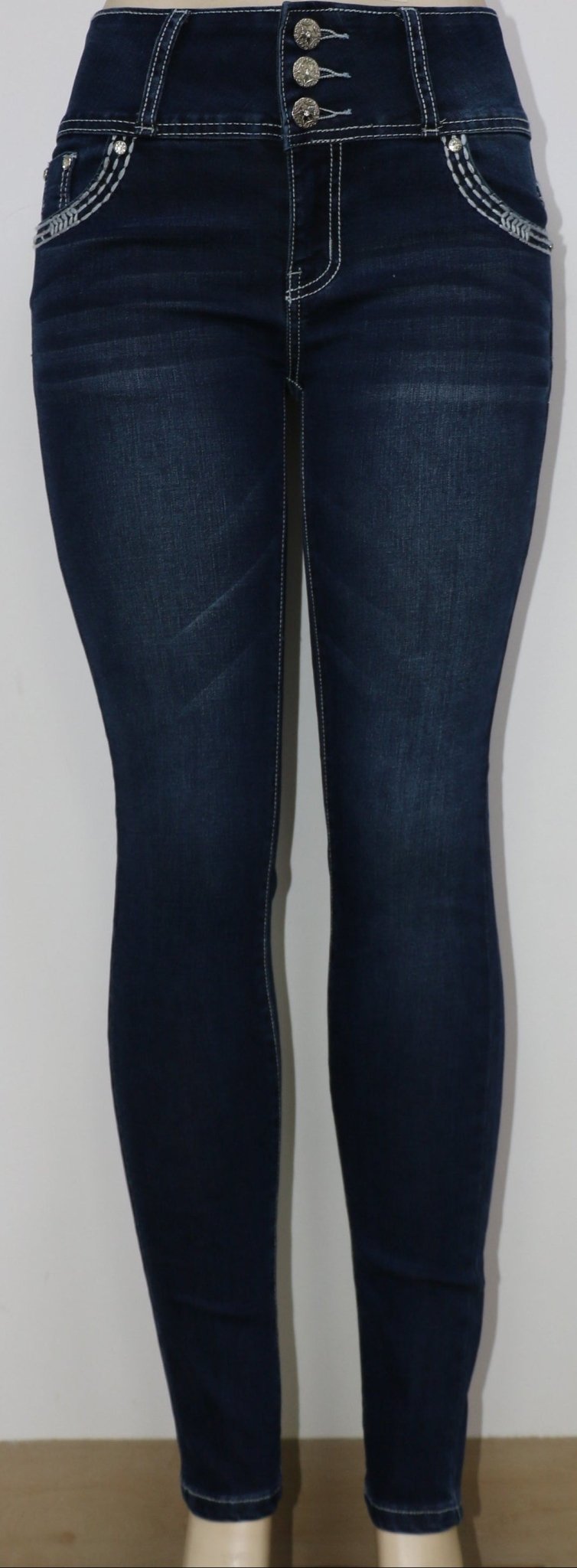 USC F030 Sexy White Tess Levanta Cola Jeans - Untamed Sapphire Clothing Wholesale