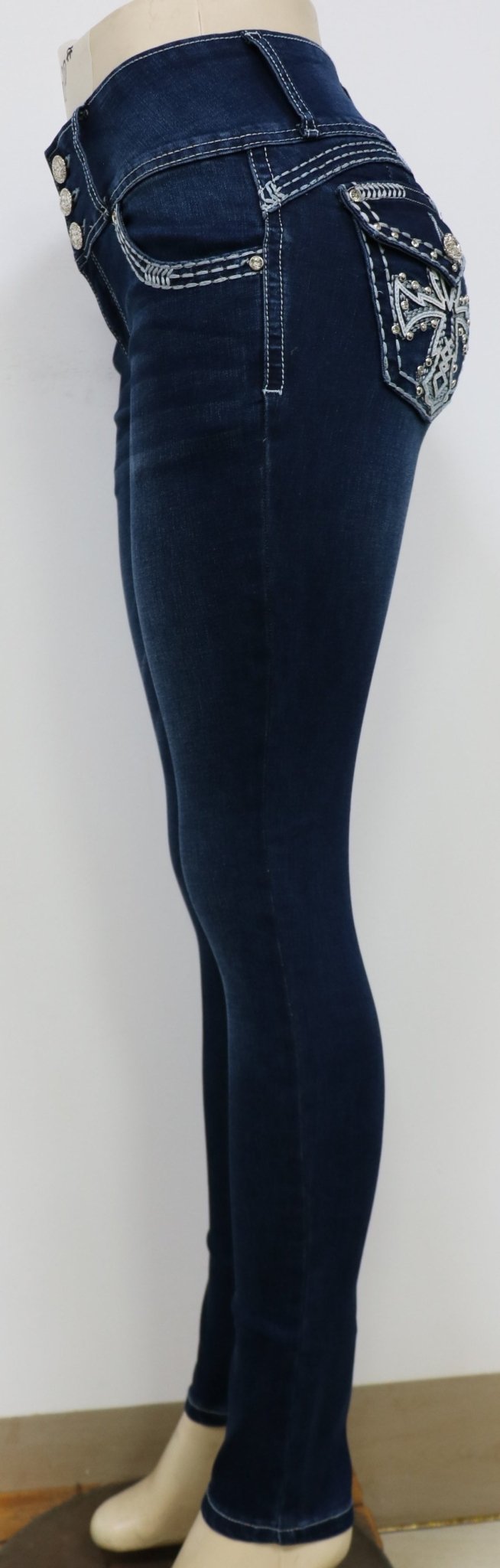 USC F030 Sexy White Tess Levanta Cola Jeans - Untamed Sapphire Clothing Wholesale