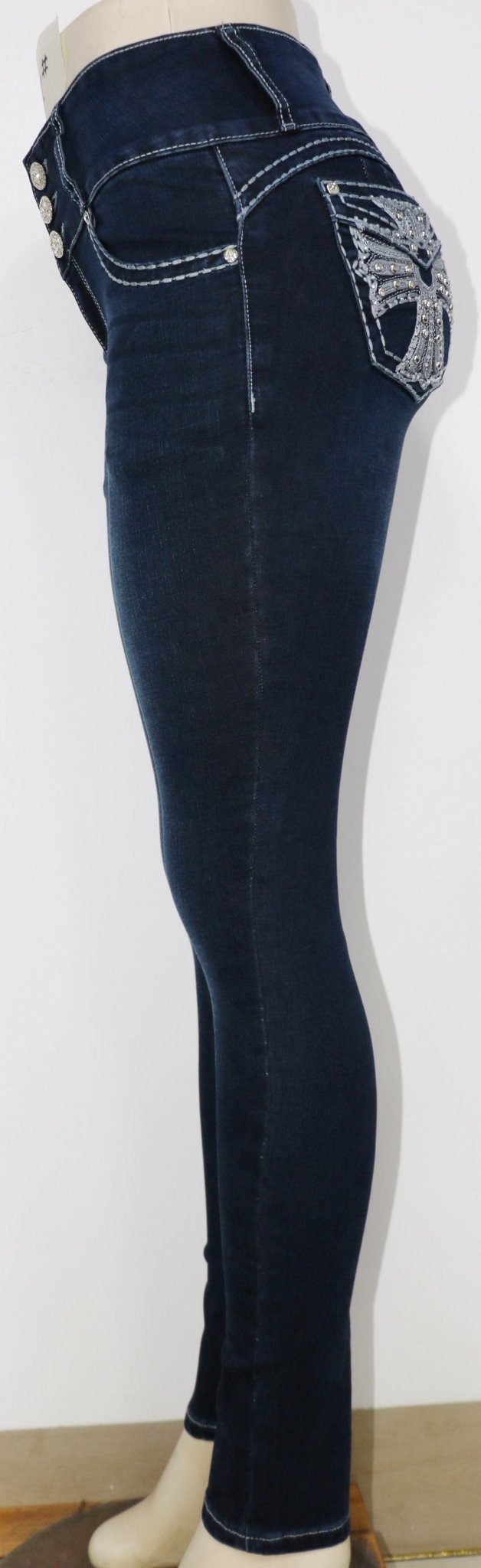 USC F032 Sexy White Krissy Levanta Cola Jeans - Untamed Sapphire Clothing Wholesale