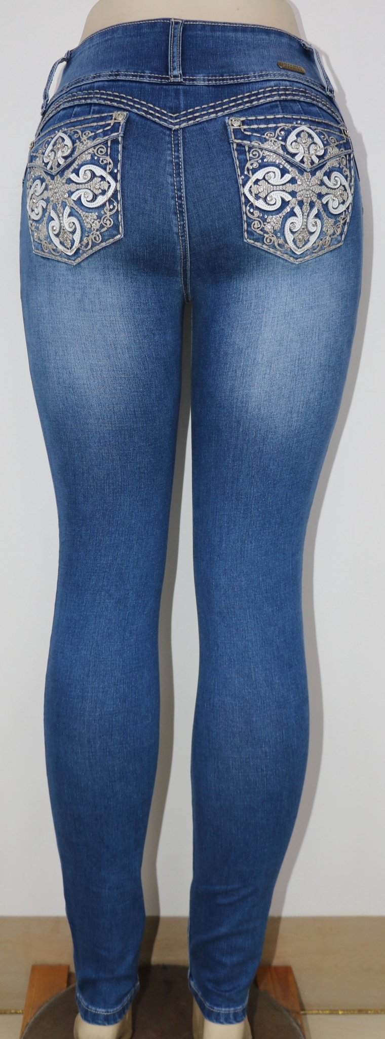 USC F035 Sexy Anna Levanta Cola Jeans - Untamed Sapphire Clothing Wholesale