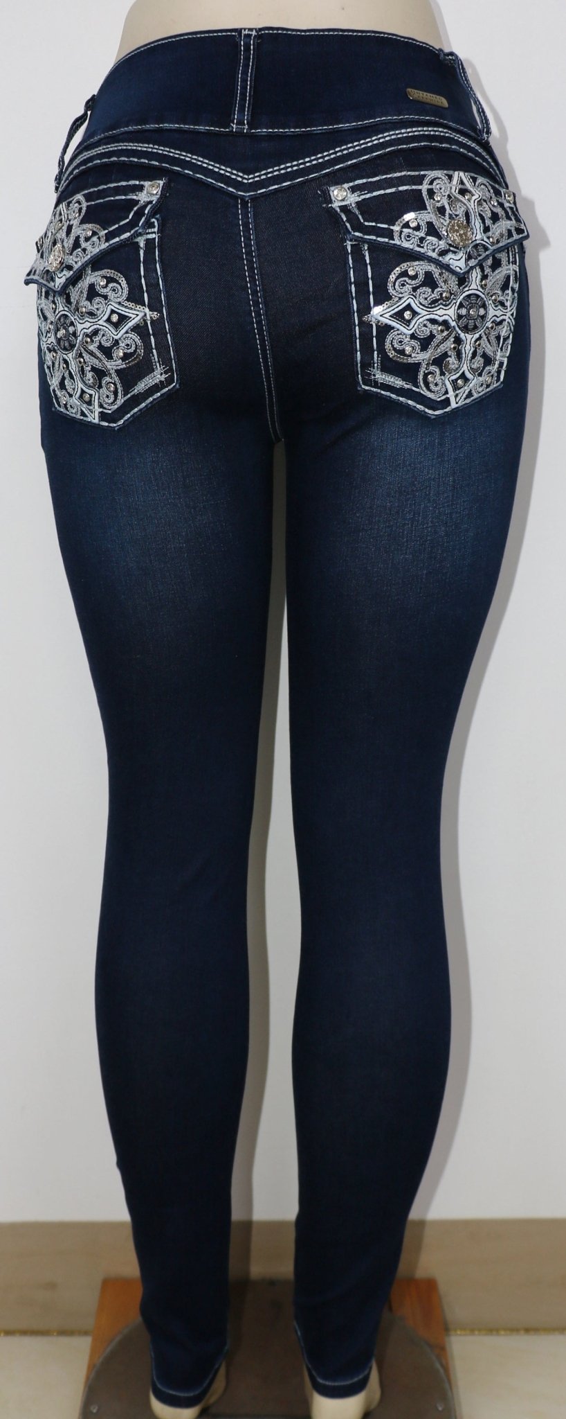 USC F036 Sexy Ariel Levanta Cola Jeans - Untamed Sapphire Clothing Wholesale