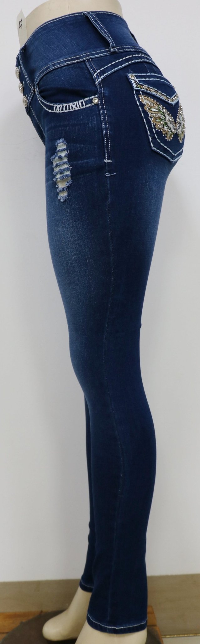 USC F037 Sexy Avery Levanta Cola Jeans - Untamed Sapphire Clothing Wholesale