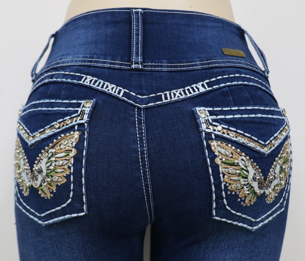 USC F037 Sexy Avery Levanta Cola Jeans - Untamed Sapphire Clothing Wholesale