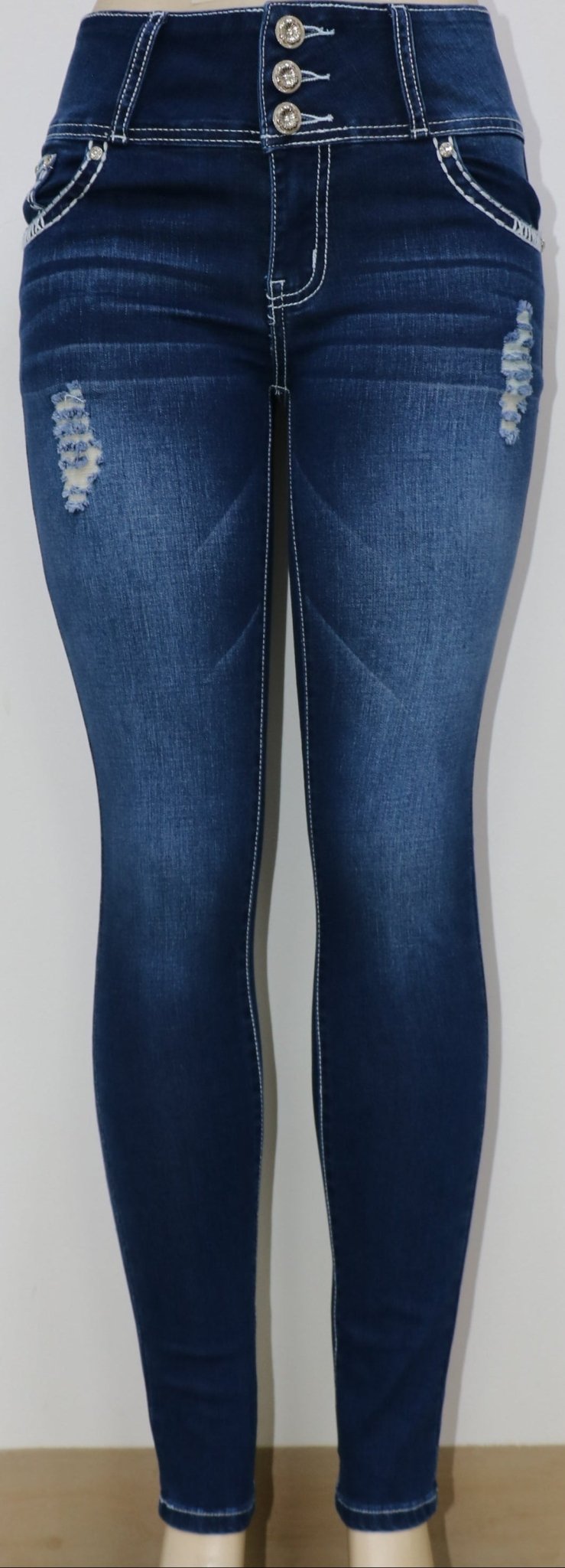 USC F037 Sexy Avery Levanta Cola Jeans - Untamed Sapphire Clothing Wholesale