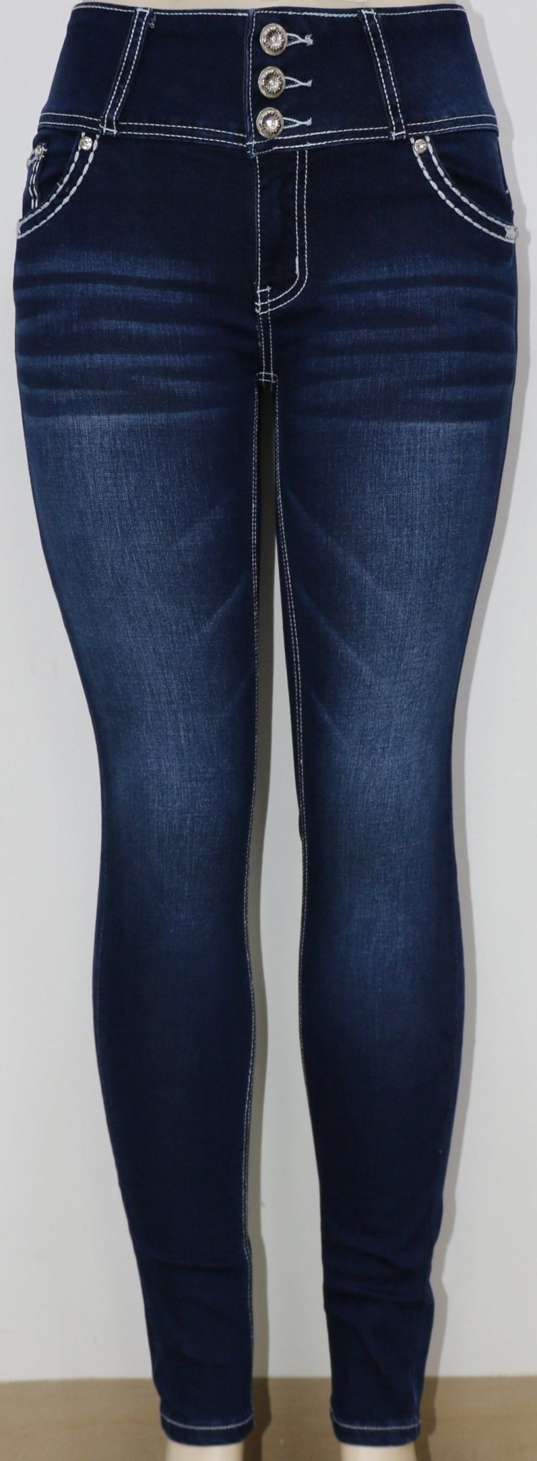 USC F038 Sexy White Tweety Levanta Cola Jeans - Untamed Sapphire Clothing Wholesale