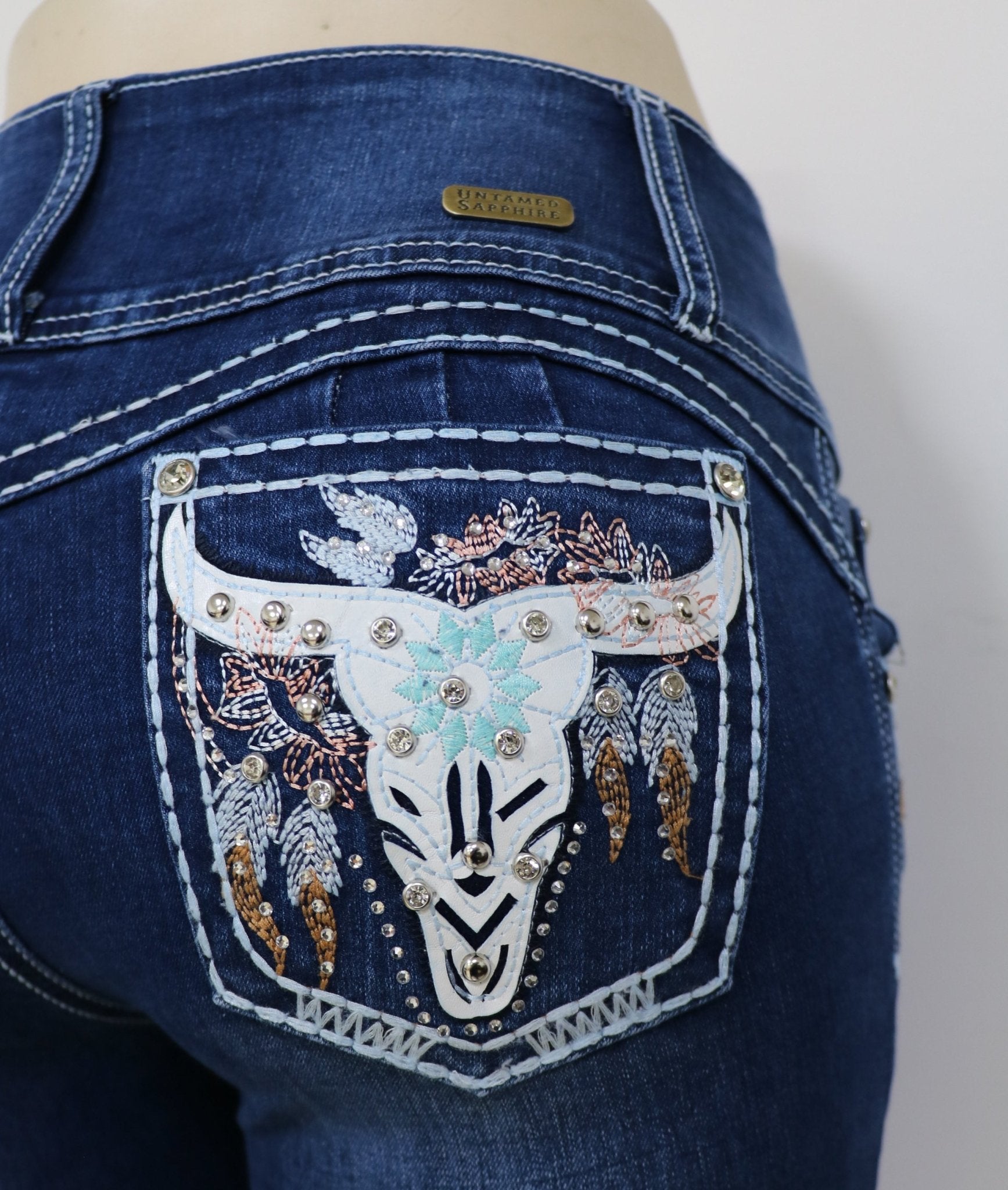 USC F039 Sexy Rodeo Rhonda Levanta Cola Jeans - Untamed Sapphire Clothing Wholesale