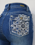 USC F053 Sexy Fiona Levanta Cola Jeans - Untamed Sapphire Clothing Wholesale