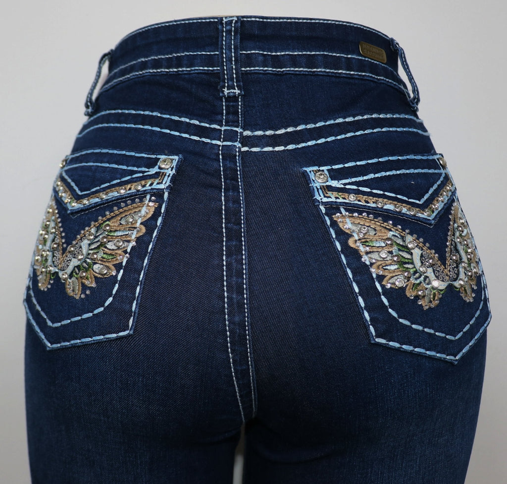 USC F055 Sexy Bella Levanta Cola Jeans - Untamed Sapphire Clothing Wholesale