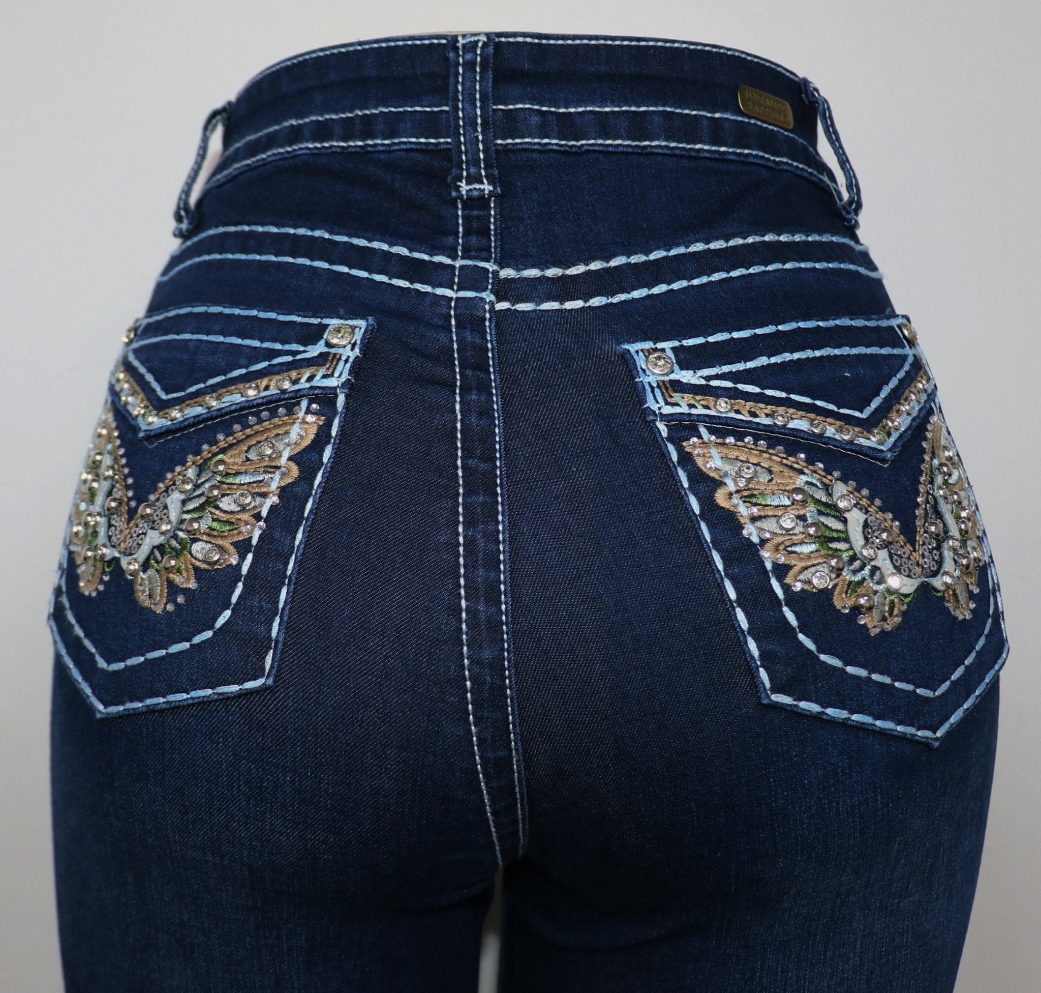 USC F055 Sexy Bella Levanta Cola Jeans - Untamed Sapphire Clothing Wholesale