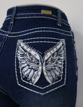 USC F056 Sexy White Bella Levanta Cola Jeans - Untamed Sapphire Clothing Wholesale
