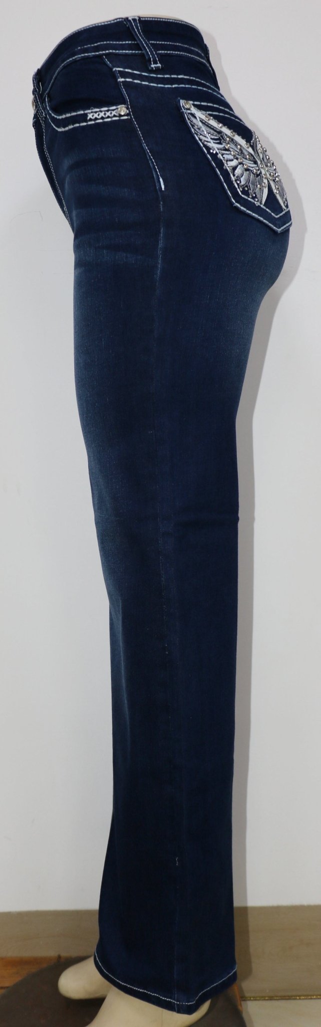 USC F056 Sexy White Bella Levanta Cola Jeans - Untamed Sapphire Clothing Wholesale